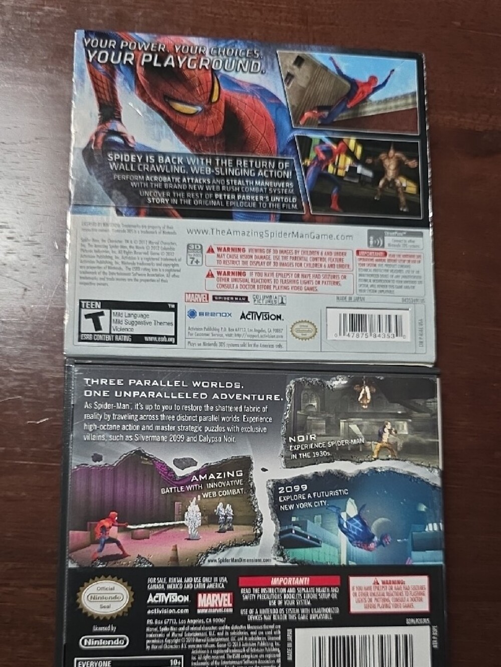 Nintendo Spider-Man Game Duo - Picture 2 of 3